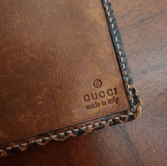 Gucci Python Wallet on a Chain Clutch Bag - Picture 7 of 9